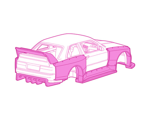 Body Kit BMW E30 LTO Hot Wheels cloudy.micra