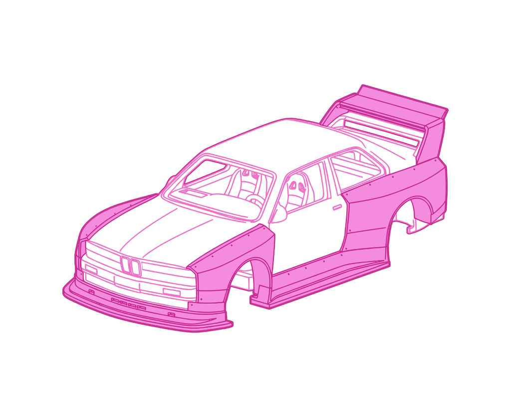 Body Kit BMW E30 LTO Hot Wheels cloudy.micra