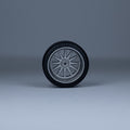 Koła "Superturismo silver" do modeli w skali 1:64 (np. Hot Wheels) cloudy.micra