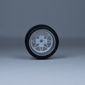 Koła "White Star " do modeli w skali 1:64 (np. Hot Wheels) cloudy.micra