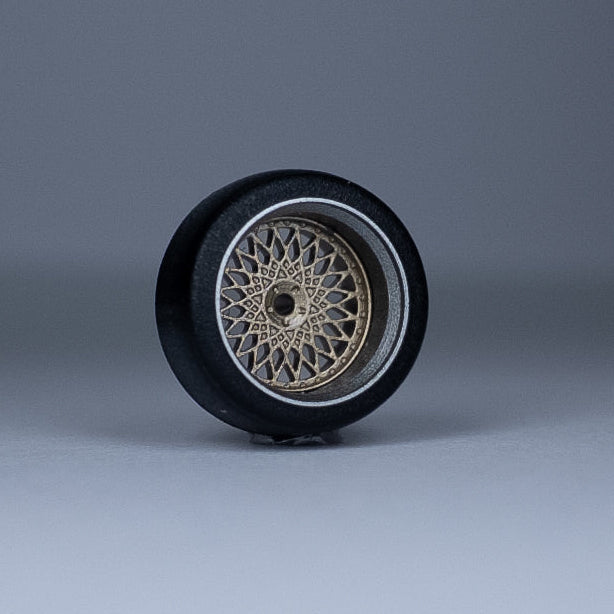Koła "Gold Net" do modeli w skali 1:64 (np. Hot Wheels) cloudy.micra