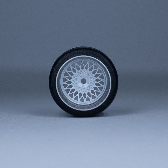 Koła "White Net" do modeli w skali 1:64 (np. Hot Wheels) cloudy.micra