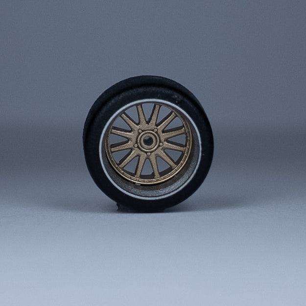 Koła "Superturismo Gold" do modeli w skali 1:64 (np. Hot Wheels) cloudy.micra