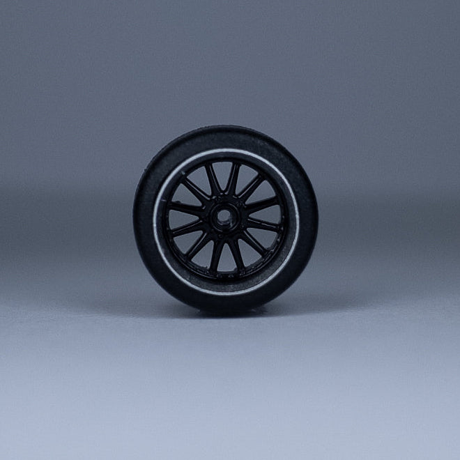 Koła "Superturismo black" do modeli w skali 1:64 (np. Hot Wheels) cloudy.micra