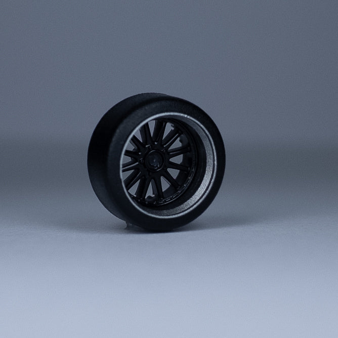 Koła "Superturismo black" do modeli w skali 1:64 (np. Hot Wheels) cloudy.micra