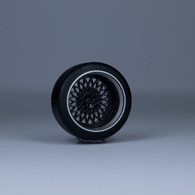 Koła "Black Net" do modeli w skali 1:64 (np. Hot Wheels) cloudy.micra