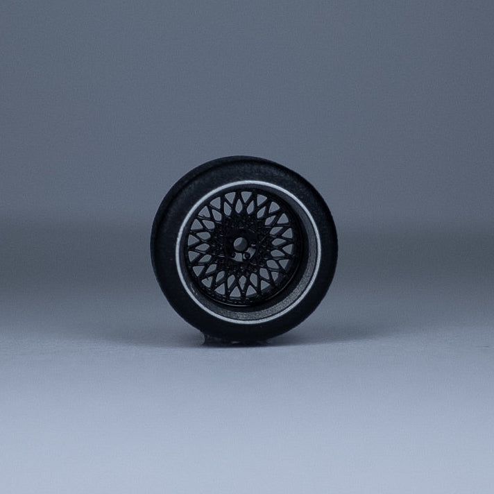 Koła "Black Net" do modeli w skali 1:64 (np. Hot Wheels) cloudy.micra