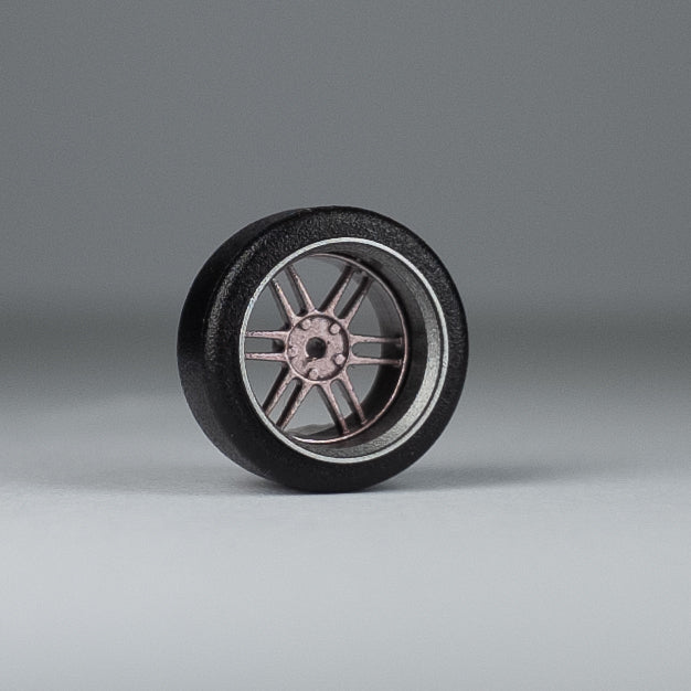 Koła "Pink RPF1" do modeli w skali 1:64 (np. Hot Wheels) cloudy.micra
