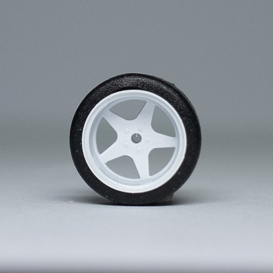 Koła "Basic NW White" do modeli w skali 1:64 (np. Hot Wheels) cloudy.micra (Kopia)