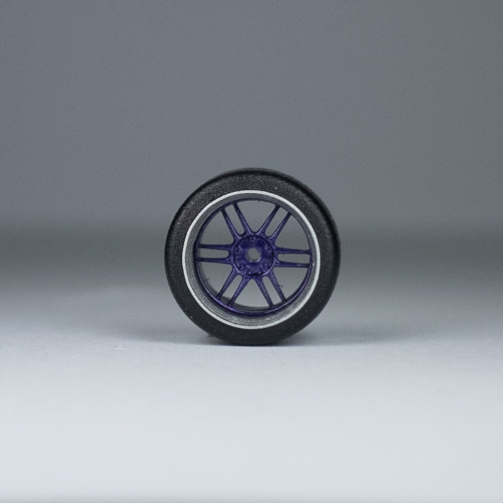 Koła "Violet RPF1" do modeli w skali 1:64 (np. Hot Wheels) cloudy.micra