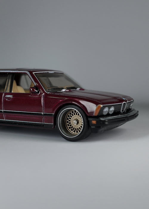 Hot Wheels Premium BMW 733i Stranger Things Custom Wheel Swap