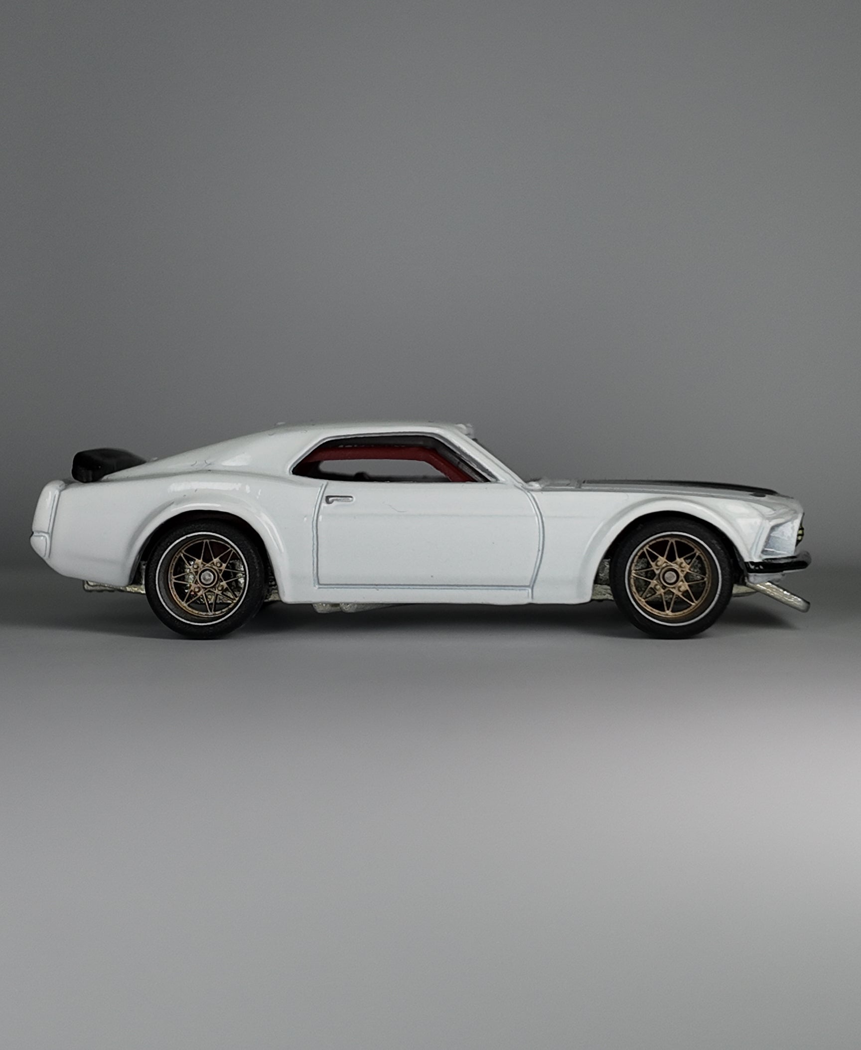 Hot Wheels Premium 1969 Ford Mustang Boss 302 Custom Wheel Swap