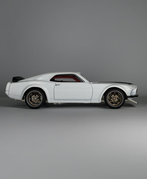 Hot Wheels Premium 1969 Ford Mustang Boss 302 Custom Wheel Swap