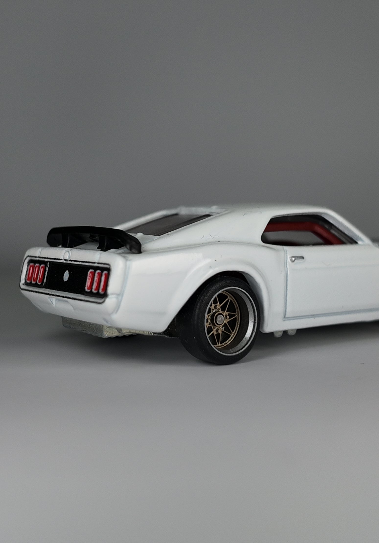 Hot Wheels Premium 1969 Ford Mustang Boss 302 Custom Wheel Swap