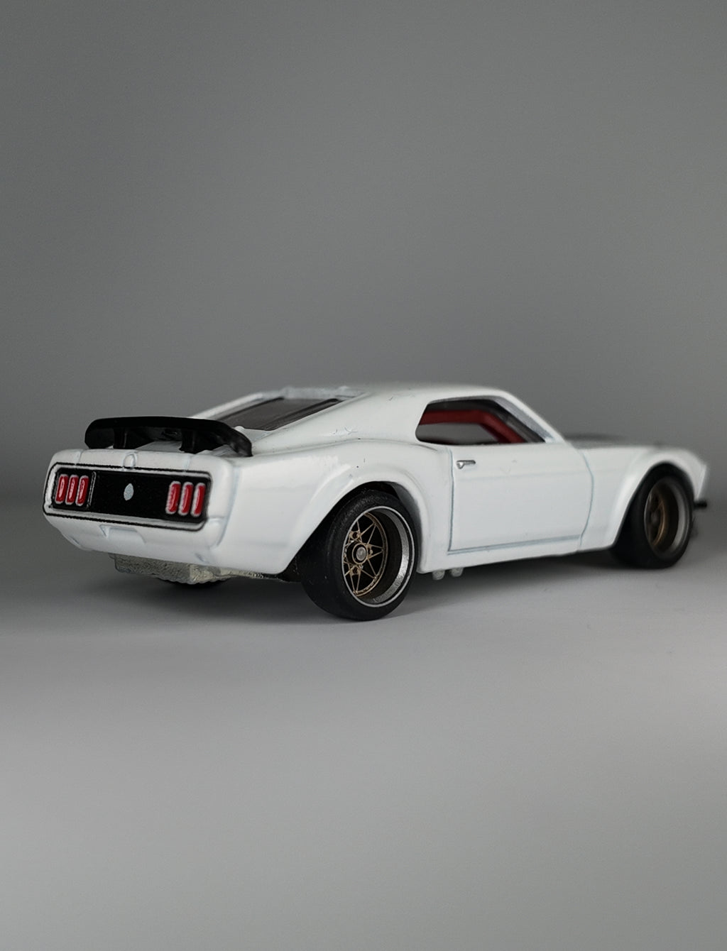 Hot Wheels Premium 1969 Ford Mustang Boss 302 Custom Wheel Swap