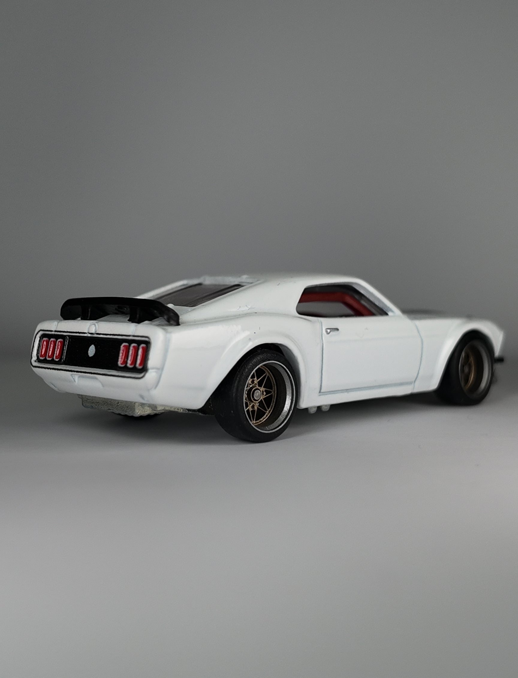Hot Wheels Premium 1969 Ford Mustang Boss 302 Custom Wheel Swap
