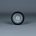 Koła "BBS LM White" do modeli w skali 1:64 (np. Hot Wheels) cloudy.micra