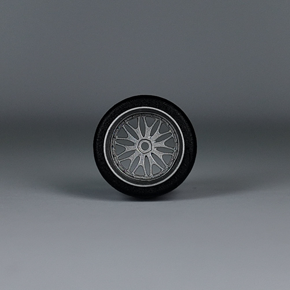 Koła "BBS LM Silver" do modeli w skali 1:64 (np. Hot Wheels) cloudy.micra