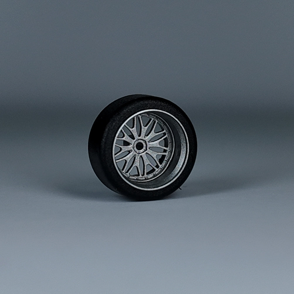 Koła "BBS LM Silver" do modeli w skali 1:64 (np. Hot Wheels) cloudy.micra