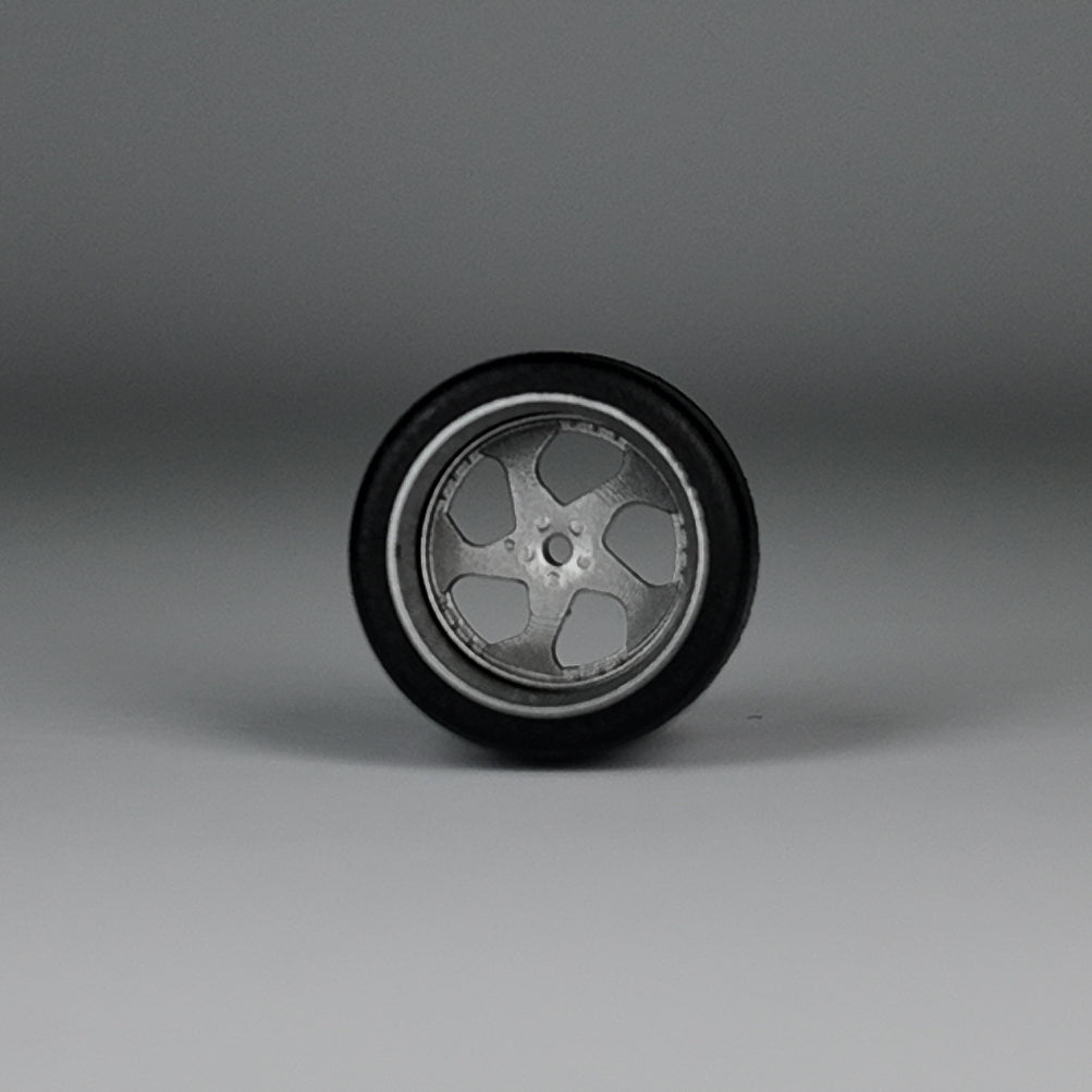 Koła "BMW Style Silver" do modeli w skali 1:64 (np. Hot Wheels) cloudy.micra
