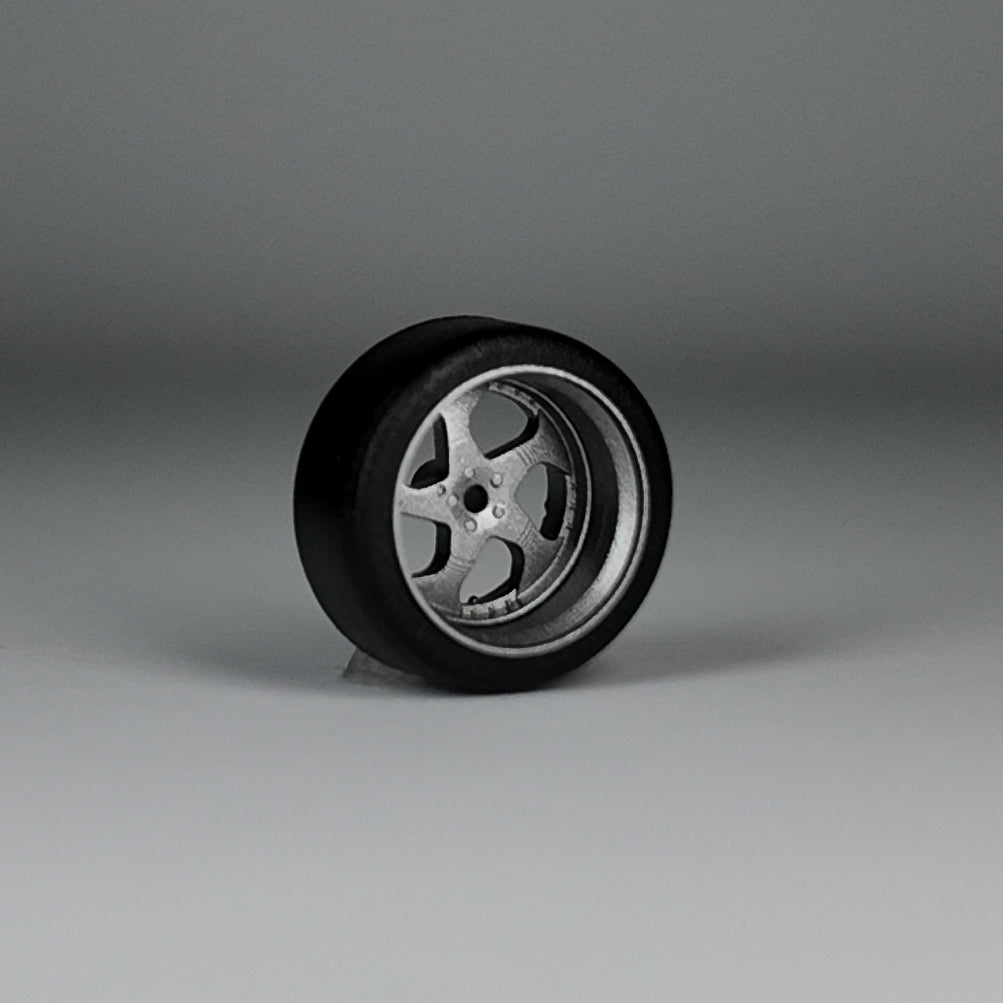 Koła "BMW Style Silver" do modeli w skali 1:64 (np. Hot Wheels) cloudy.micra