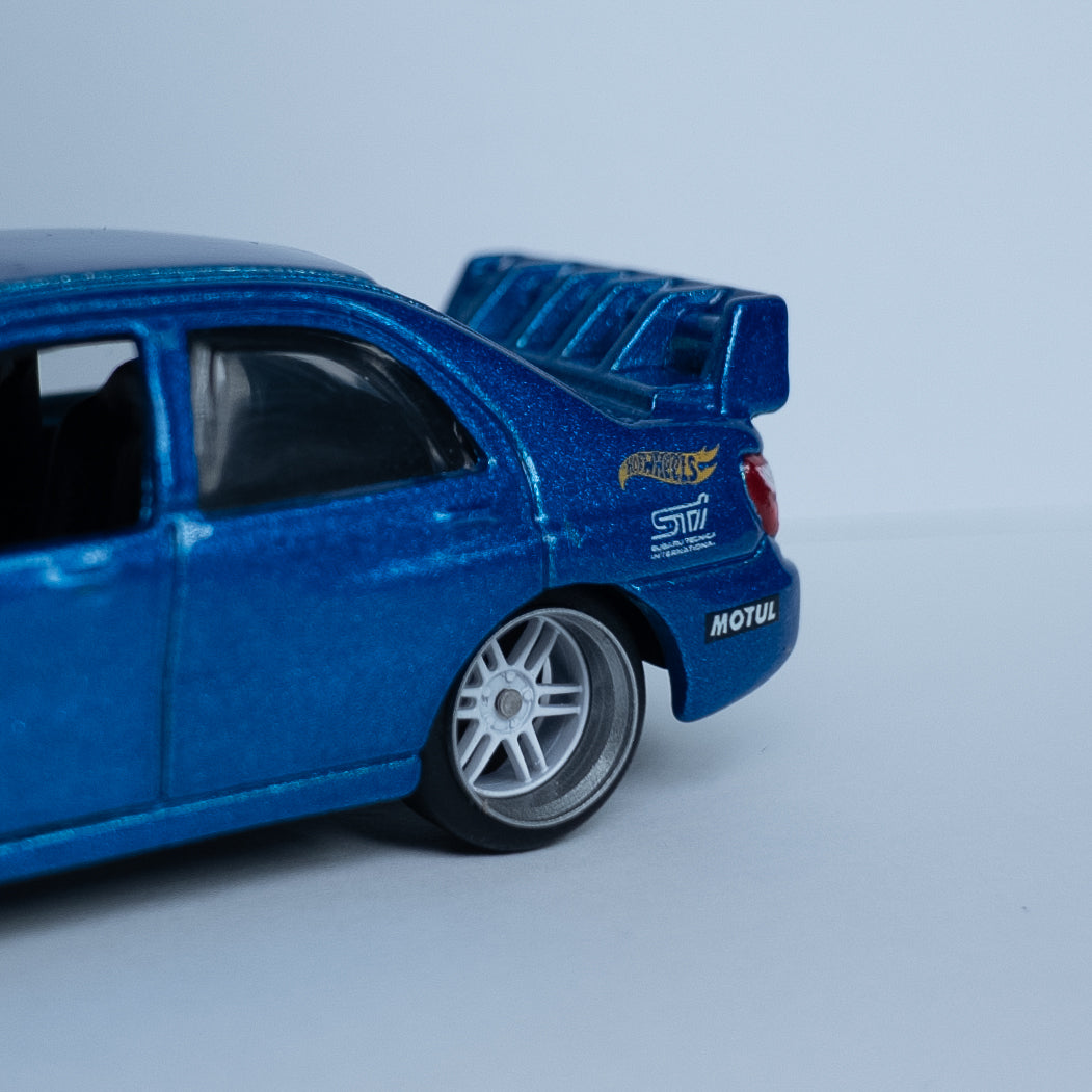 Hot Wheels Subaru Impreza Custom Wheel Swap + detale
