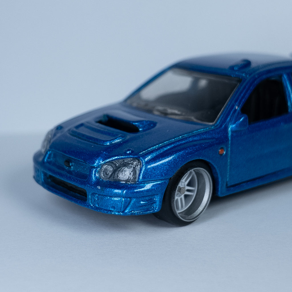 Hot Wheels Subaru Impreza Custom Wheel Swap + detale