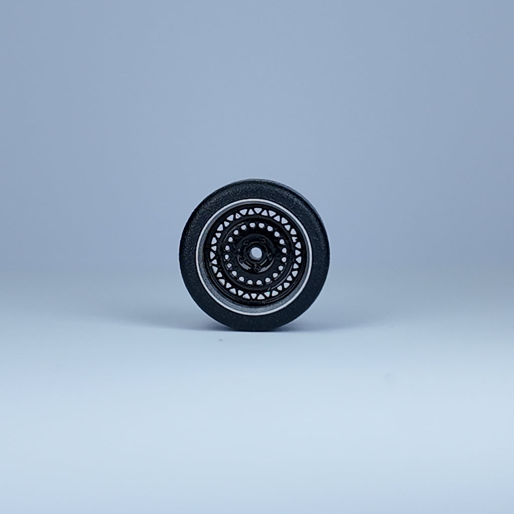 Koła "SSR Black" do modeli w skali 1:64 (np. Hot Wheels) cloudy.micra