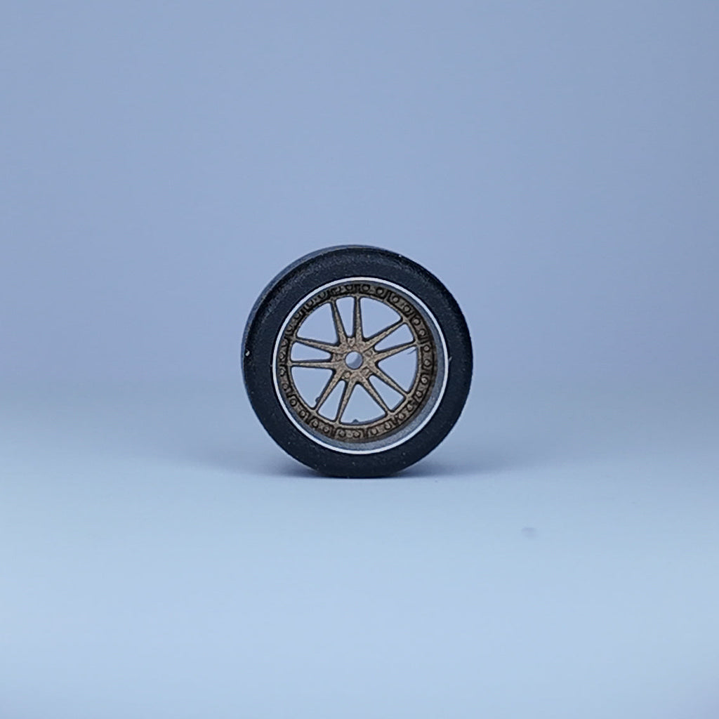 Koła "V-Star Gold" do modeli w skali 1:64 (np. Hot Wheels) cloudy.micra