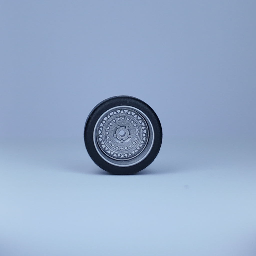 Koła "SSR Silver" do modeli w skali 1:64 (np. Hot Wheels) cloudy.micra