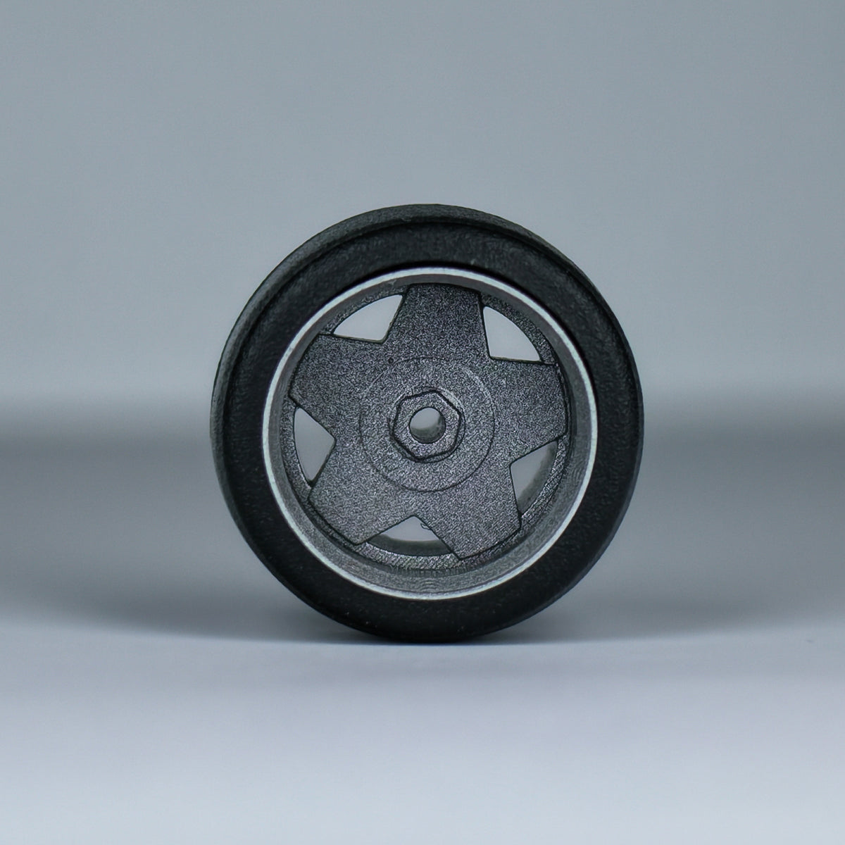 Koła "BRBT Silver" do modeli w skali 1:64 (np. Hot Wheels) cloudy.micra