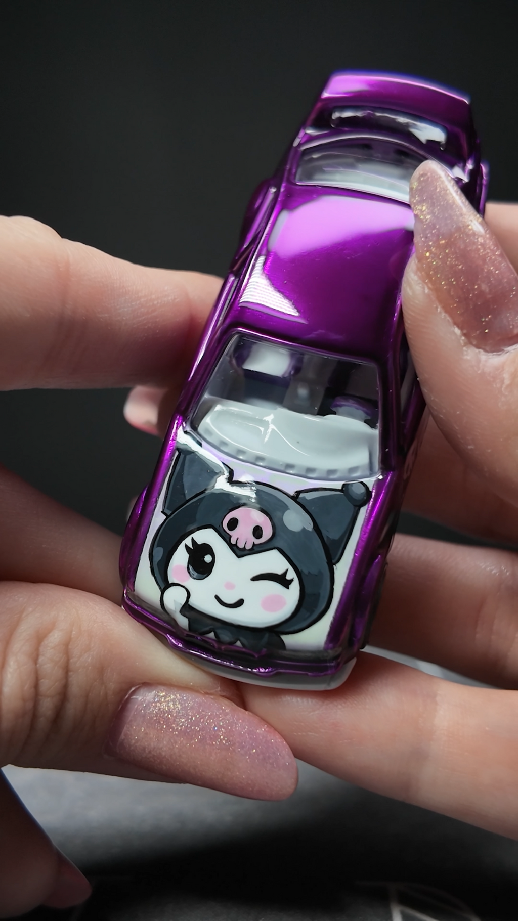 Hot Wheels Kuromi BMW E36 custom Spectraflame cloudy.micra