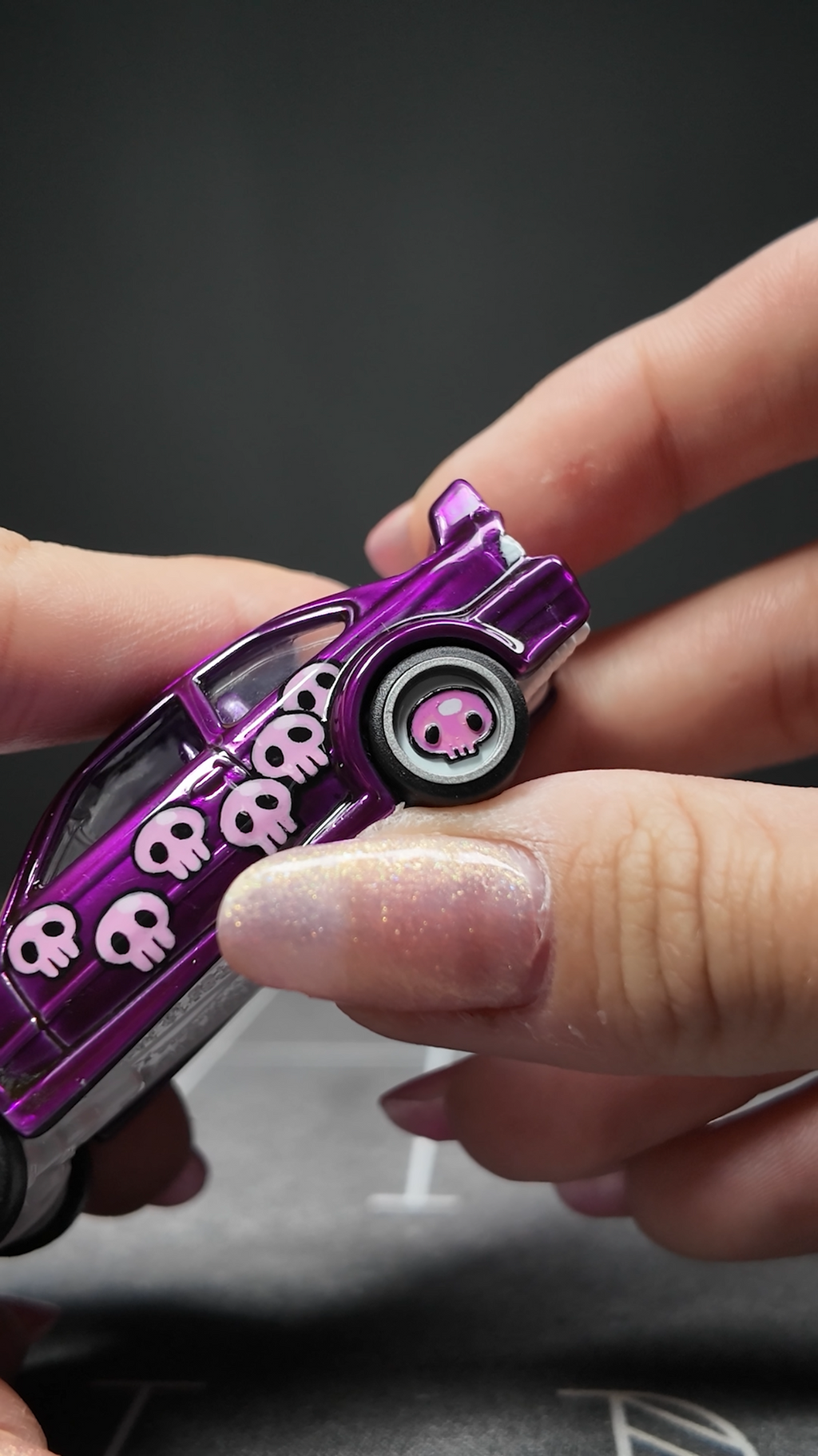 Hot Wheels Kuromi BMW E36 custom Spectraflame cloudy.micra