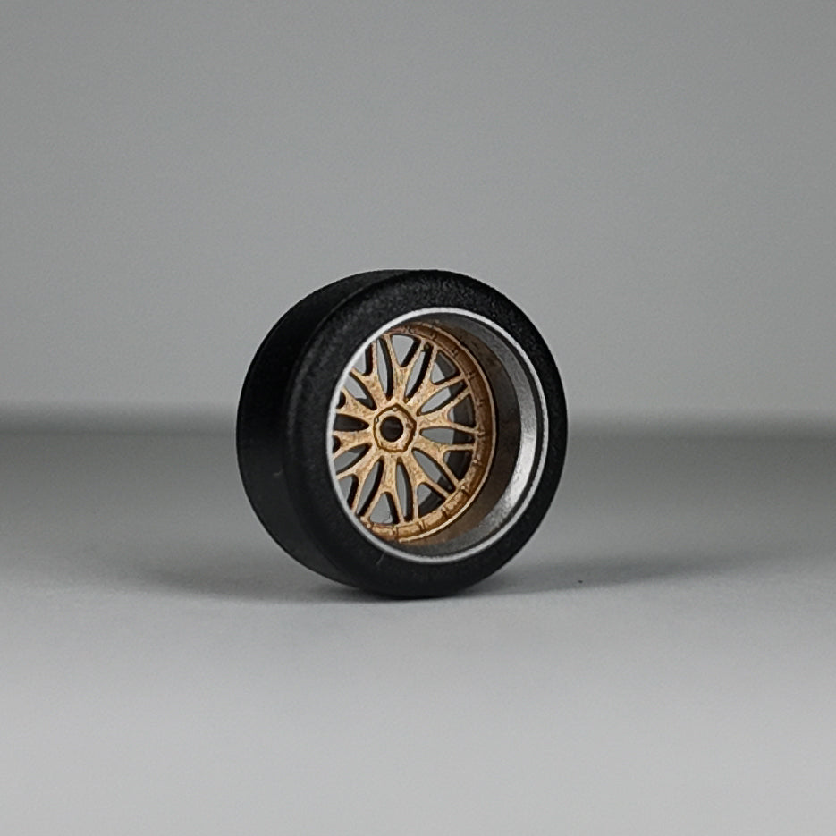 Koła "BBS LM Gold" do modeli w skali 1:64 (np. Hot Wheels) cloudy.micra
