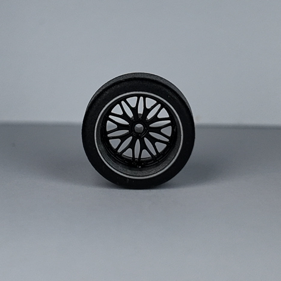 Koła "BBS LM Black" do modeli w skali 1:64 (np. Hot Wheels) cloudy.micra