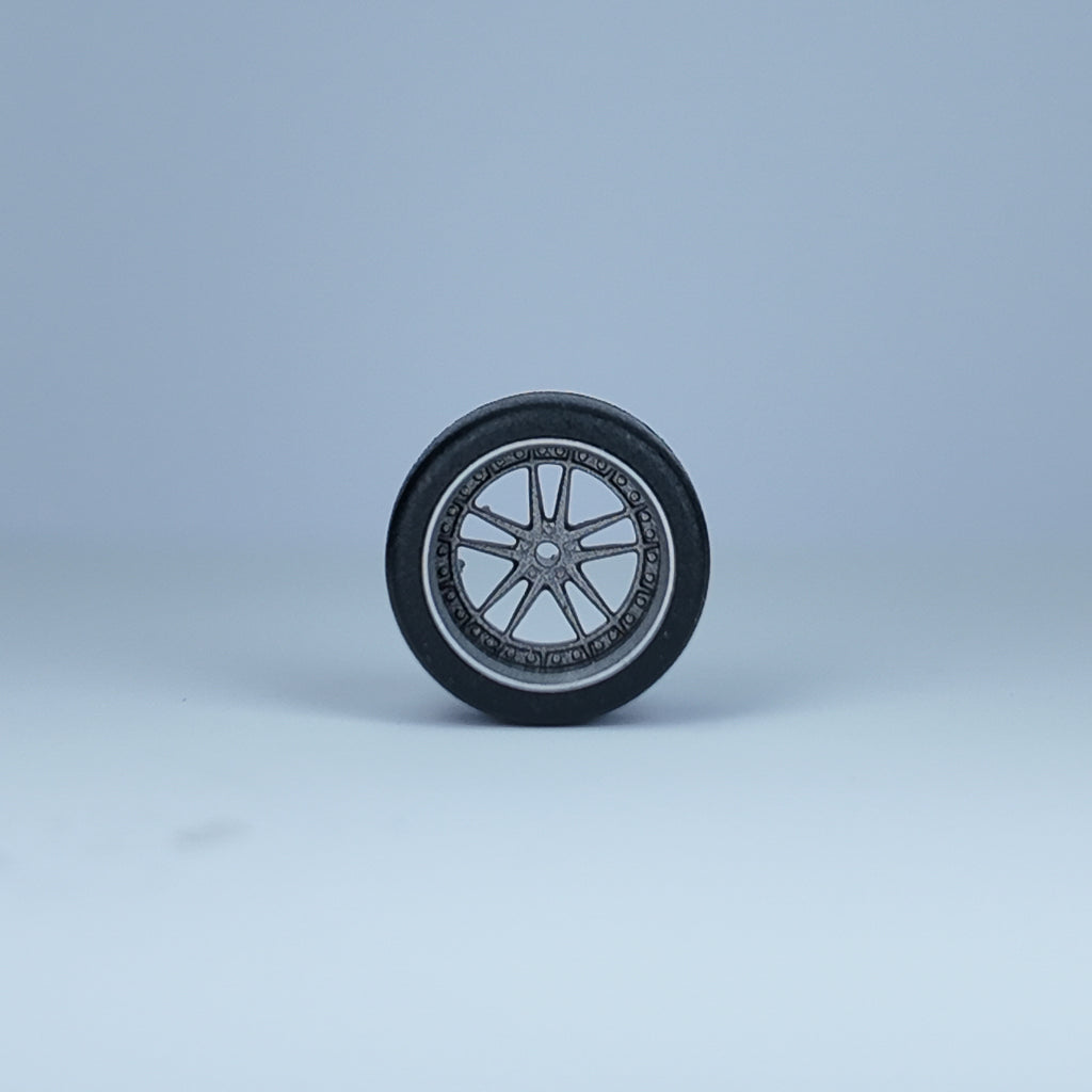 Koła "V-Star Silver" do modeli w skali 1:64 (np. Hot Wheels) cloudy.micra