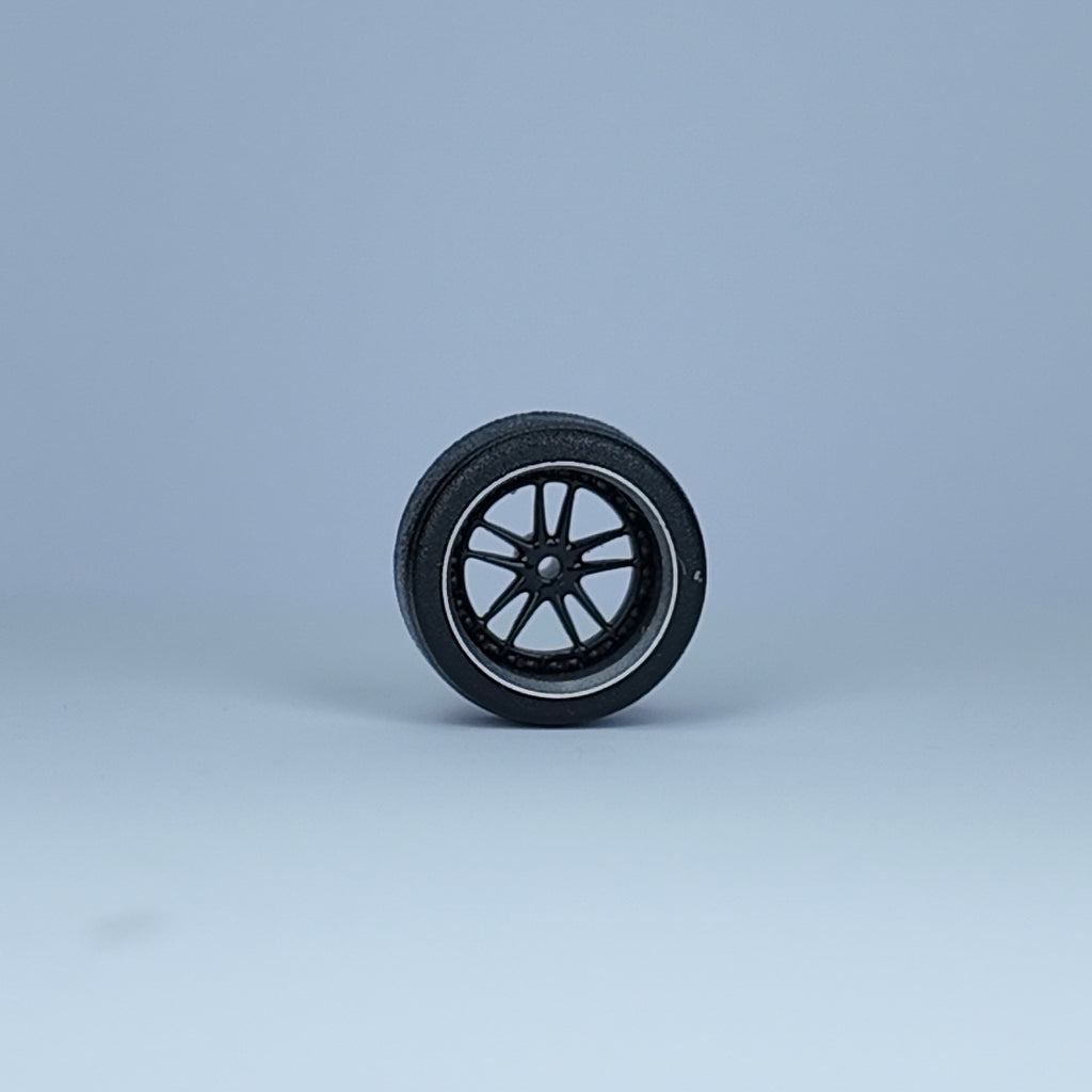 Koła "V-Star Black" do modeli w skali 1:64 (np. Hot Wheels) cloudy.micra