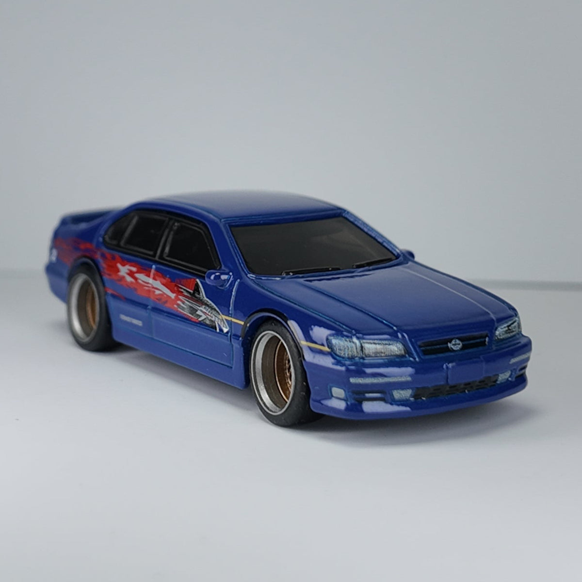 Hot Wheels Nissan Maxima Custom Wheel Swap