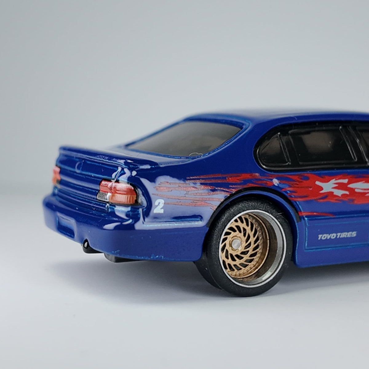 Hot Wheels Nissan Maxima Custom Wheel Swap