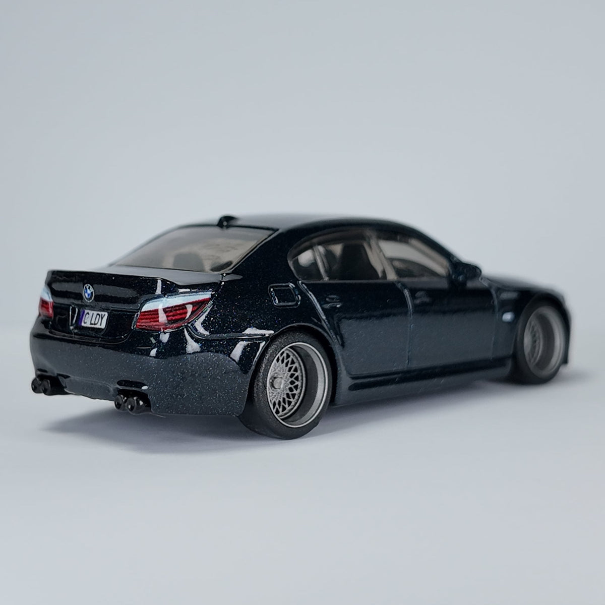 Hot Wheels Premium BMW M5 E60 Custom Wheel Swap