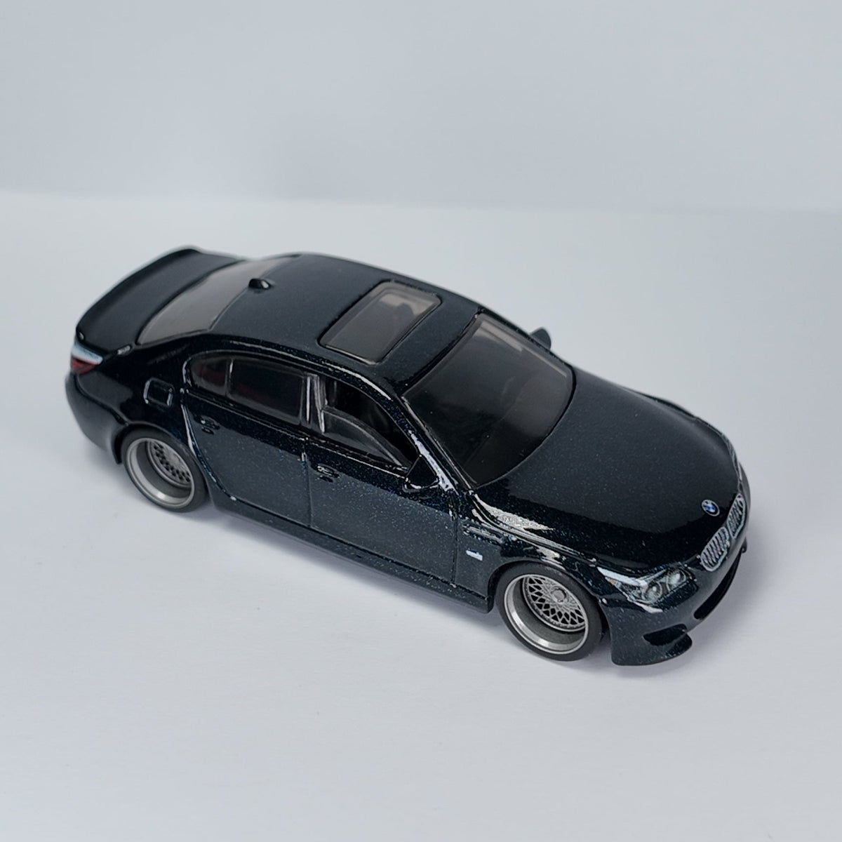 Hot Wheels Premium BMW M5 E60 Custom Wheel Swap