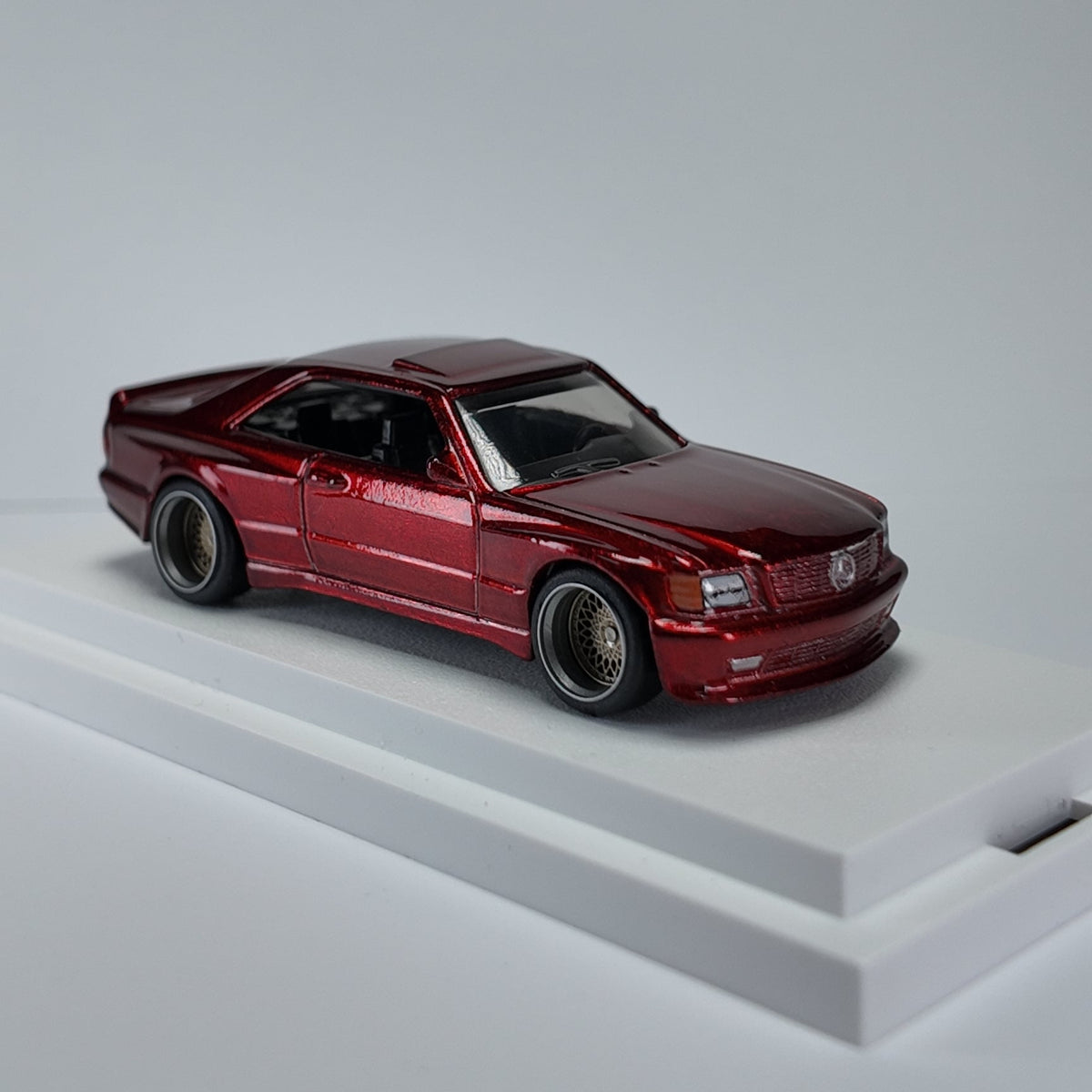 Hot Wheels STH Mercedes-Benz 560 SEC AMG Custom Wheel Swap