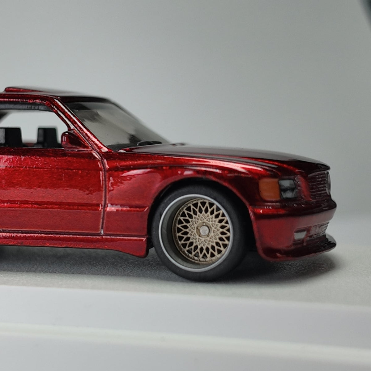 Hot Wheels STH Mercedes-Benz 560 SEC AMG Custom Wheel Swap