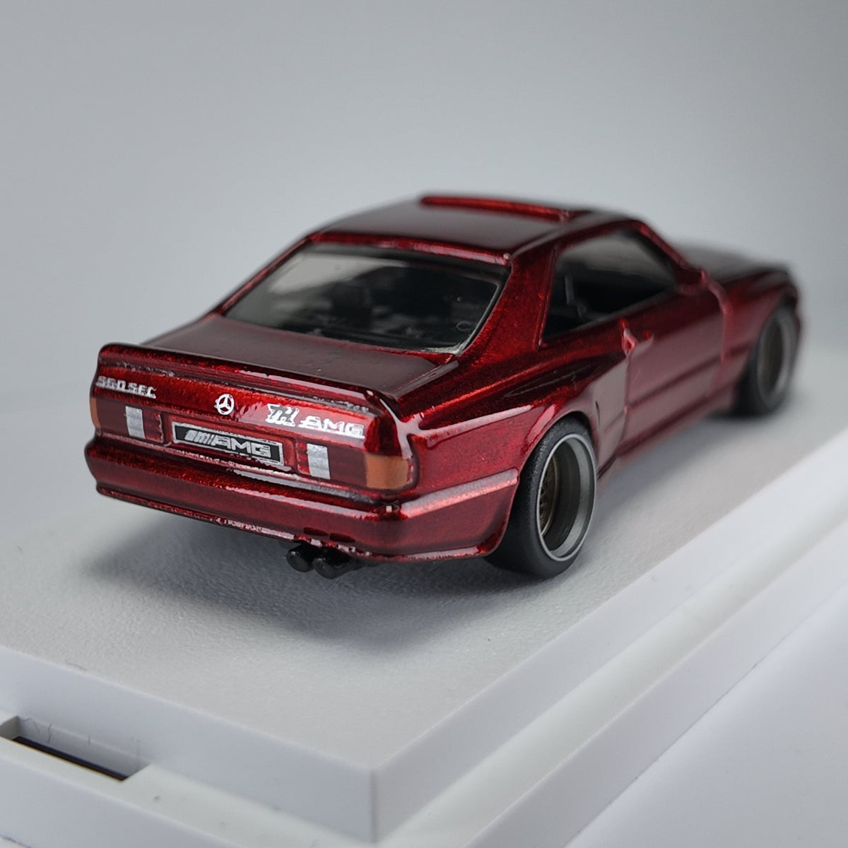 Hot Wheels STH Mercedes-Benz 560 SEC AMG Custom Wheel Swap