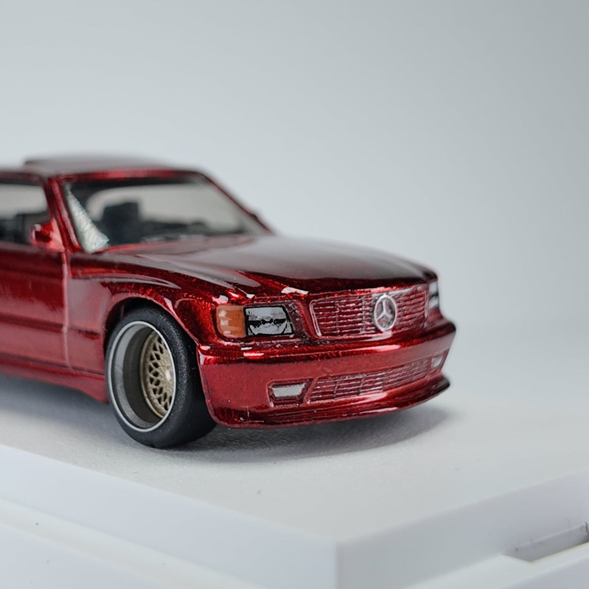 Hot Wheels STH Mercedes-Benz 560 SEC AMG Custom Wheel Swap