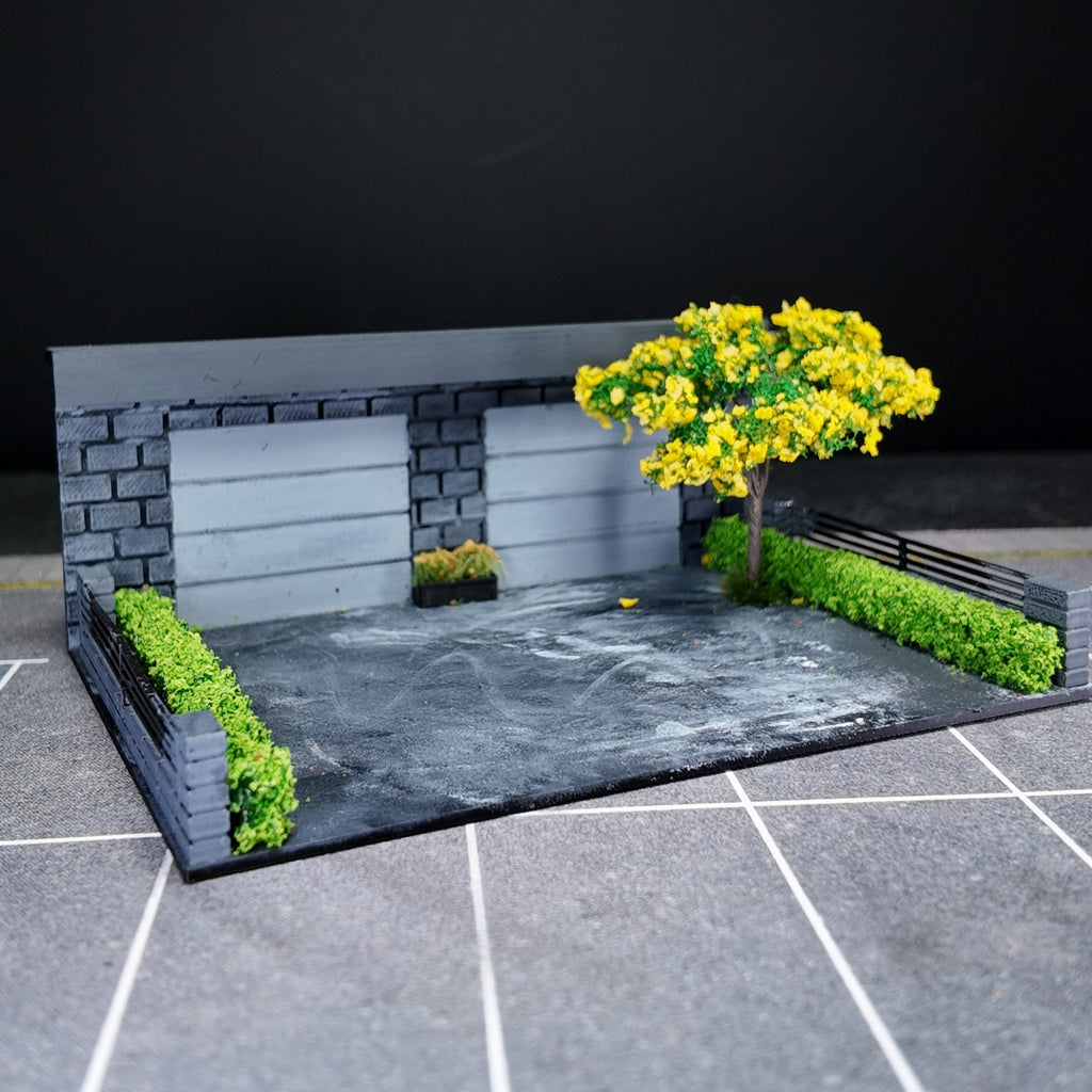Diorama MAŁA Japońska na Hot Wheels/Marchbox/1:64 cloudy.micra [2]