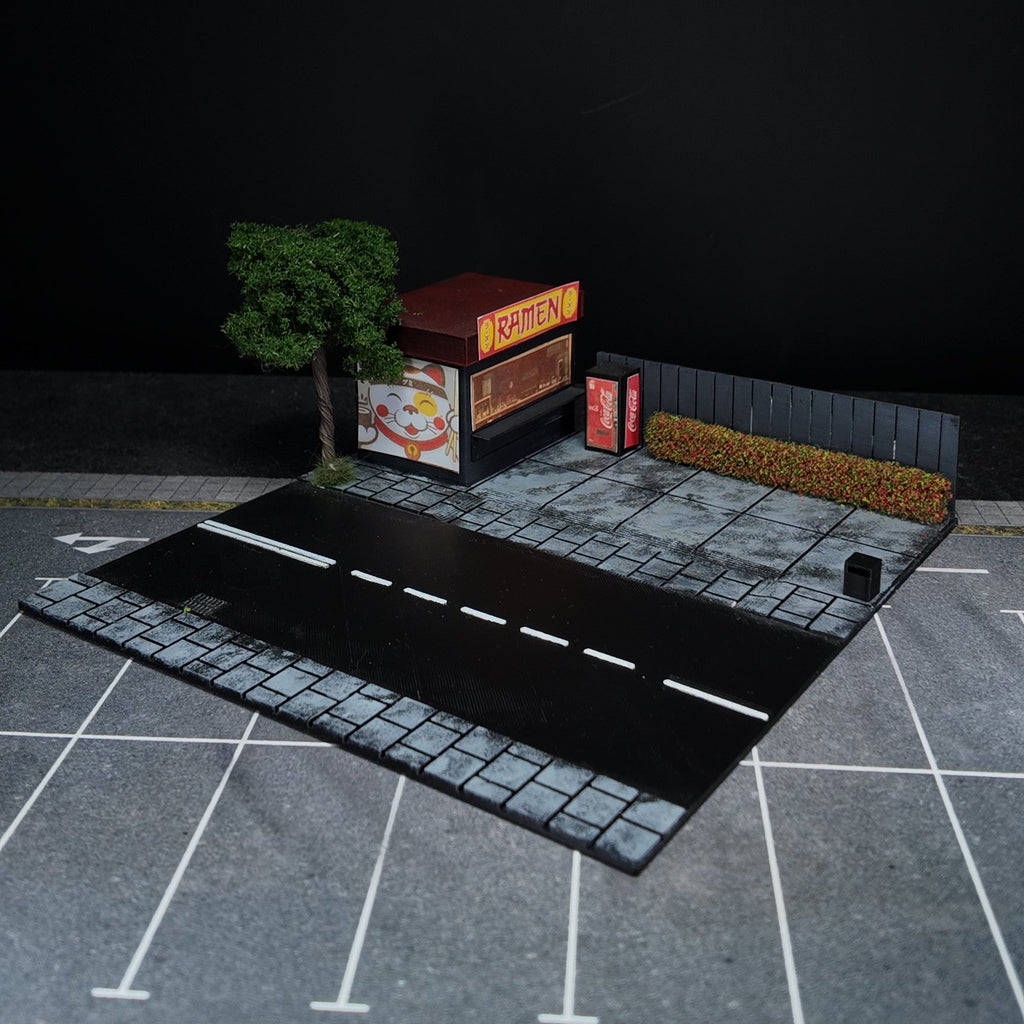 Diorama DUŻA Japońska na Hot Wheels/Marchbox/1:64 cloudy.micra [4]